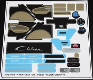 Replacement custom sticker for 42083 replacement sticker sheet - Picture 1 of 1