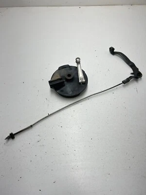 85 1985 Yamaha XT600 Xt 600 OEM tambor de freno trasero placa pie palanca varilla LEER Foto 1 de 4