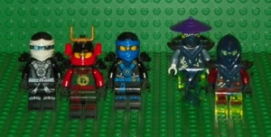 LEGO - Ninjago Mini Figure Lot - Zane, Jay, Nya, Ghoultar & Bansha - 5 Mini Figs - Picture 1 of 1