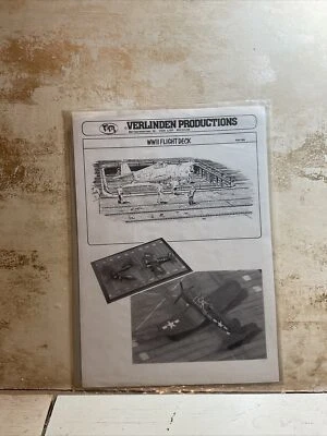 Verlinden Productions, 1/72, WWII FLIGHT DECK, 2 X Diorama Sheets - Image 1 of 3