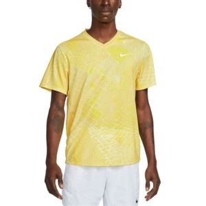 NikeCourt Victory Neuheit Tennisshirt Gr. M Saturn Gold/Weiß DV8841 700 - Bild 1 von 3