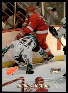 2000-01 TOPPS STADIUM CLUB  CHROME REFRACTOR NICKLAS LINDSTROM
