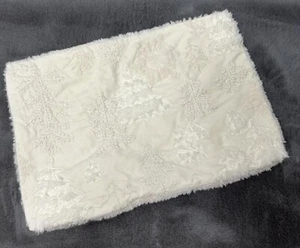 Pottery Barn Anchorage Embroidered Sherpa Tree Lumbar Pillow Cover - Picture 1 of 7