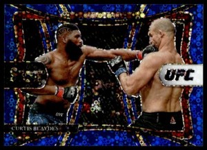 2021 Panini Select UFC Blue Disco Curtis Blaydes /99 #192