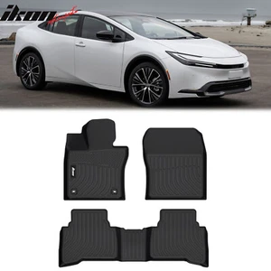 Fits 23-25 Toyota Prius All Weather 3D Molded Floor Mats Front Rear Carpets TPE - Picture 1 of 5