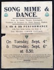 [Experimental Dance & Mime] Hilda Spencer Watson c1923 Poster Studland Dorset