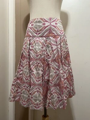 Falda INC para mujer con estampado suroeste línea A con lentejuelas transparentes talla 8 algodón Foto 1 de 4