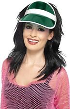 Green Golf Poker Sun Visor Coloured 80s 1980 Fancy Dress Accessory Smiffys 44947