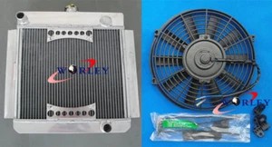 Hi-perf.ALUMINUM RADIATOR FORD ESCORT MK1/MK2 PINTO/MEXICO RS2000 MT + FAN - Picture 1 of 1