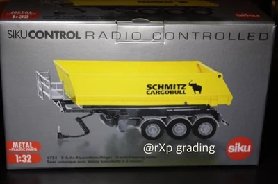 🔥Neu - Siku Control 6734 -  3 Achs Kippsattelauflieger  1:32 RC - Neuware - Bild 1 von 4
