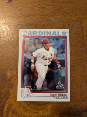 2004 Topps Chrome #219 Yadier Molina - Imagem 1 de 2