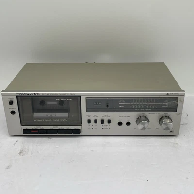 Cubierta de casete estéreo realista SCT-29 DE COLECCIÓN *NO ENCIENDE Foto 1 de 4