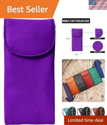 时尚二合一眼镜和太阳镜支架:柔软皮革,色彩鲜艳 — 第 1/4 张图片