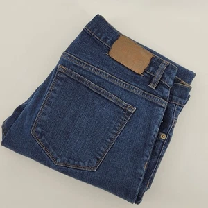 Lauren Jeans Co Women Size 12 Premium Classic Straight Dark Wash Denim Jeans - Picture 1 of 8