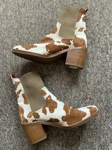 Silent D Nirvani Western Boots UK 6 Worn Once Leather Cow RRP £165 Slip On - Picture 1 of 11