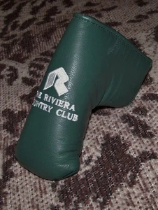 WINSTON COLLECTION Magnetic Blade Putter Head Cover RIVIERA COUNTRY CLUB Green - Bild 1 von 5