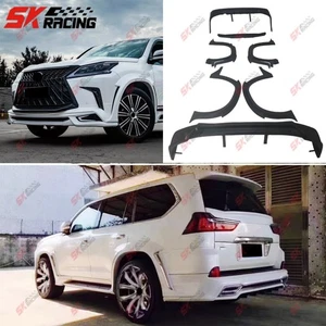 Se adapta a LEXUS LX570 ABS/FRP/PP sin pintar parachoques delantero trasero alerón labial alerón kit de carrocería - Imagen 1 de 32