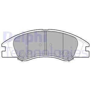 Disc Brake Pad Set DELPHI Fits KIA Cerato Hatchback II Saloon Koup 58101-1MA00 - Image 1 of 1