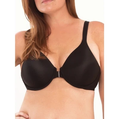Leading Lady Women The Brigitte Racerback Underwire T-Shirt Bra SZ 40B Black NWT - Image 1 of 4