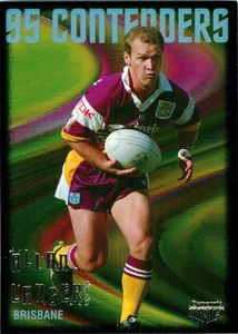 1995 Brisbane Broncos NRL Dynamic Contenders Card - Allan Langer - Picture 1 of 3