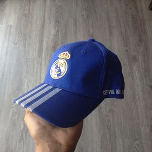 Adidas Real Madrid Cap Soccer Football Vintage 2009/2010 Y2K Hat - Picture 1 of 8