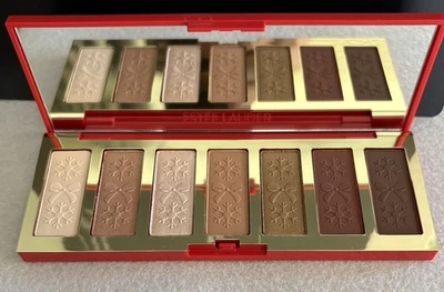 2025 Holiday Estee Lauder Limited Edition Glow Eyeshadow Palette 7 Shades *NEW* - Image 1 of 3