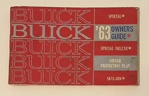 1963 Buick Skylark Special Deluxe Glove Box Owners Manuel Vintage - Foto 1 di 6