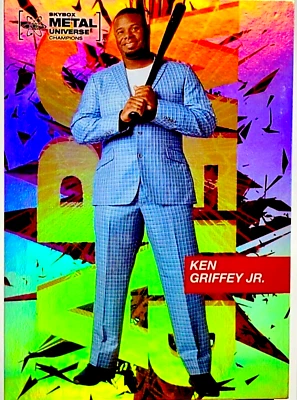 🔥 Ken Griffey Jr 2021 Skybox Metal Universe "Arc Weld" Holofoil Refractor🔥 Foto 1 de 2