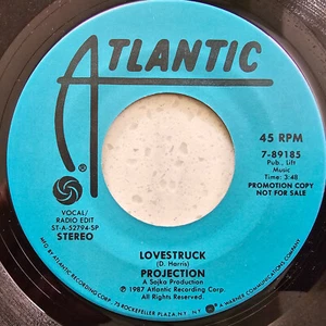 Projection ** Lovestruck - Ex Con 1987 Electronic Funk Soul Import US Promo 7" - Imagen 1 de 4
