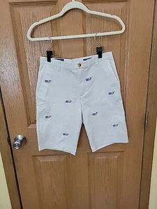 Vineyard Vines Shorts Boys Youth 16 Flag Whale Patriotic - Picture 1 of 5
