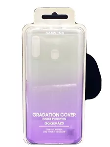 Samsung Gradation Cover Galaxy A20 - Violett (EF-AA205CVEGCA) - Bild 1 von 3