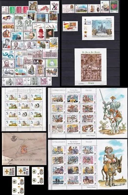 Spain 1998 Complete year, 51 stamps + 5 S/S +1 Booklet Edifil 240.00€ WITH 3544C - Image 1 of 4