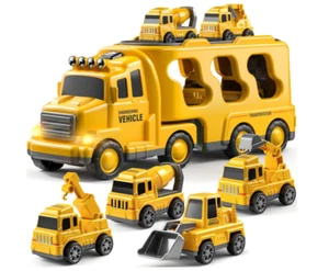 Truck Toys for 3 4 5 6 Years Old Boys, Toddler Car Toys for Toddler Boys Ages 3- - Picture 1 of 8