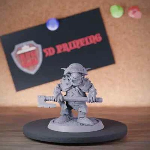 Goblin Axt Krieger Miniatur HobgoblinMonster Mini Dungeons and Dragons Mini DnD - Bild 1 von 8