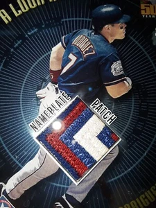 Juan Rodriguez 2002 Game Used Jersey Patch Photomatch Guarantee Texas Rangers - Bild 1 von 12