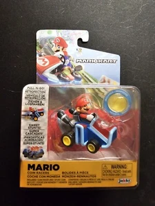 NINTENDO Super Mario Bros. Mario Kart MARIO Pull-N-Go Coin Racers Neu - Bild 1 von 4