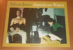 Poster originale promo acqua americana ebrei argento 30x23 indie rock - Foto 1 di 1