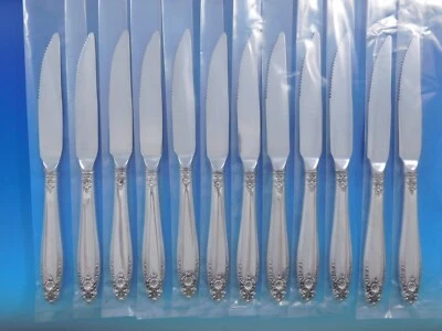 Juego personalizado de cuchillos para carne Prelude by International de plata esterlina 12 piezas 8 1/2" Foto 1 de 4