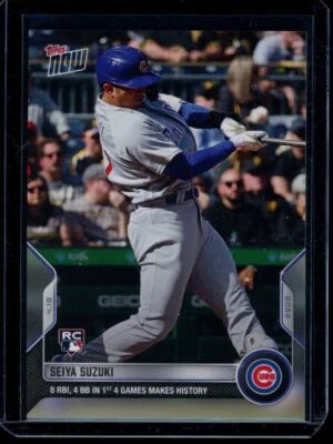 2022 Topps Now #40 Seiya Suzuki RC Base Card - Image 1 of 2