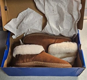 OLD FRIEND 441120 Women's Bootie Slipper Size L9m-medium Chestnut - Picture 1 of 10