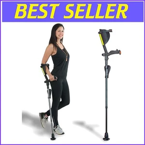 Advanced Ergonomic Crutch with Padded Grip & Shock-Absorbing Tip - 7G Perfect - Picture 1 of 9