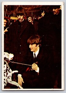 1964 Topps The Beatles Color Cards - #32 John, Dog, Ringo