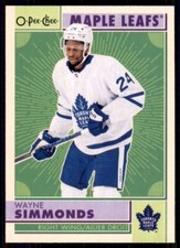 2022-23 UD O-Pee-Chee OPC Retro #436 Wayne Simmonds - Toronto Maple Leafs
