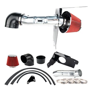 Kit de admisión de aire frío con filtro para Ford 2005-2009 Mustang GT 4,6 L V8 rojo - Imagen 1 de 10