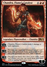 Chandra, Flame's Catalyst Foil | NM | M21 | Magic MTG