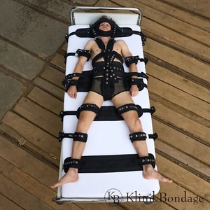 15 Punkt Fixierung Bettfessel Set Schwarz / Bondage Segufix BDSM -KlinikBondage® - Bild 1 von 6
