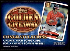 Aggiornamento Topps 2012 #GGC-26 Bryce Harper Golden Giveaway - Foto 1 di 2