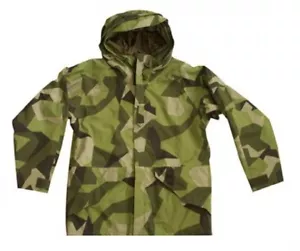 Swedish Camouflage M90 Ecwcs Cold Weather Parka Woodland Jacket XL / XLarge - Picture 1 of 1