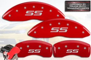 2006-2007 Chevy Monte Carlo "SS" Front + Rear Red MGP Brake Disc Caliper Covers - Bild 1 von 10