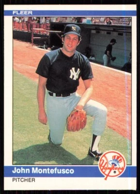1984 Fleer John Montefusco New York Yankees #132 - Image 1 of 2